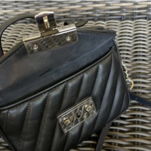 Michael Kors Small Rose Top Handle Leather Satchel - Picture 14 of 16